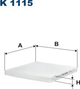 Filtron K1115 - Filtr, daxili hava furqanavto.az