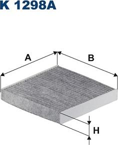 Filtron K 1298A - Filtr, daxili hava furqanavto.az