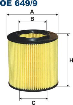 Filtron OE649/9 - Yağ filtri furqanavto.az