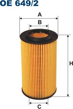 Filtron OE649/2 - Yağ filtri furqanavto.az