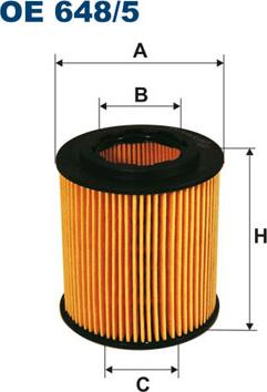 Filtron OE648/5 - Yağ filtri furqanavto.az