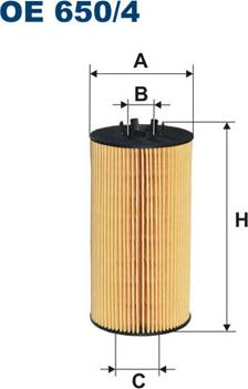 Filtron OE650/4 - Yağ filtri furqanavto.az