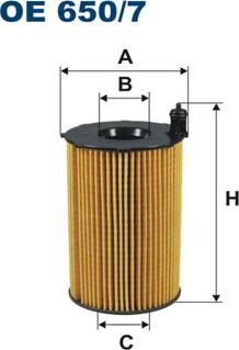 Filtron OE650/7 - Yağ filtri furqanavto.az