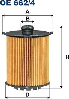 Filtron OE662/4 - Yağ filtri furqanavto.az