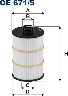 Filtron OE 671/5 - Yağ filtri furqanavto.az