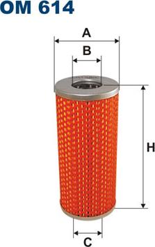 Filtron OM614 - Yağ filtri furqanavto.az