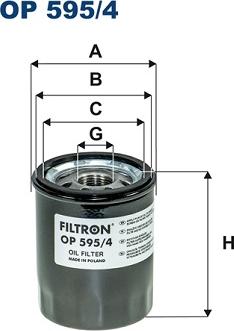 Filtron OP595/4 - Yağ filtri furqanavto.az