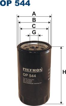 Filtron OP544 - Yağ filtri furqanavto.az