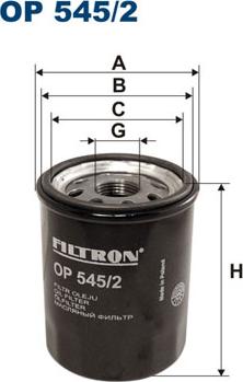 Filtron OP545/2 - Yağ filtri furqanavto.az