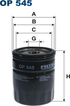 Filtron OP545 - Yağ filtri furqanavto.az