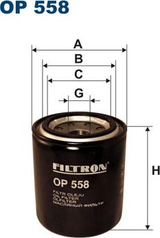 Filtron OP558 - Yağ filtri furqanavto.az