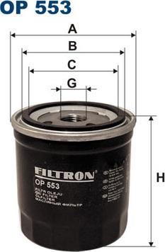 Filtron OP553 - Yağ filtri furqanavto.az