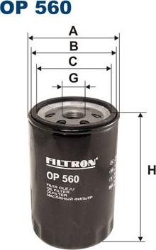 Filtron OP560 - Yağ filtri furqanavto.az