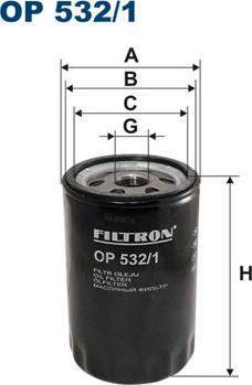 Filtron OP532/1 - Yağ filtri furqanavto.az
