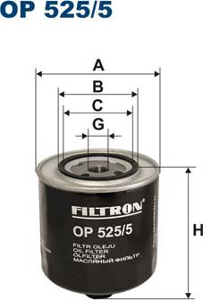 Filtron OP525/5 - Yağ filtri furqanavto.az
