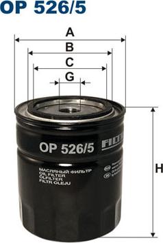 Filtron OP526/5 - Yağ filtri furqanavto.az