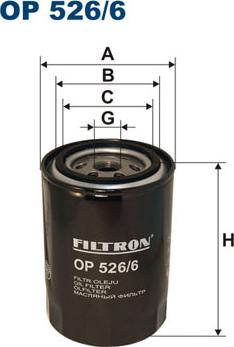 Filtron OP526/6 - Yağ filtri furqanavto.az