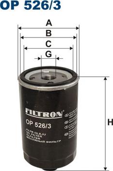 Filtron OP526/3 - Yağ filtri furqanavto.az