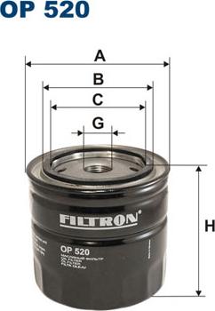 Filtron OP520 - Yağ filtri furqanavto.az