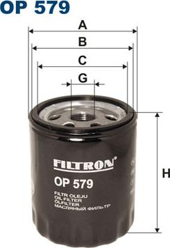 Filtron OP579 - Yağ filtri furqanavto.az