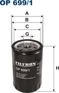 Filtron OP699/1 - Yağ filtri furqanavto.az