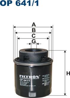 Filtron OP641/1 - Yağ filtri www.furqanavto.az