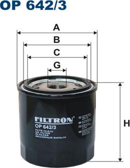 Filtron OP642/3 - Yağ filtri furqanavto.az