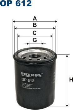 Filtron OP612 - Yağ filtri furqanavto.az