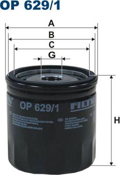Filtron OP629/1 - Yağ filtri furqanavto.az