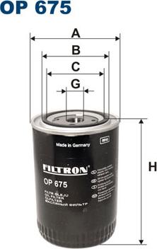 Filtron OP675 - Yağ filtri furqanavto.az