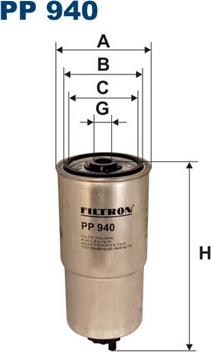 Filtron PP940 - Yanacaq filtri furqanavto.az
