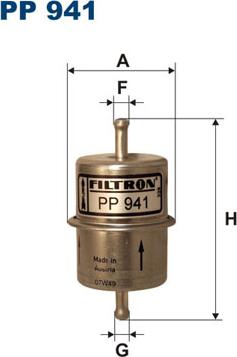 Filtron PP941 - Yanacaq filtri furqanavto.az