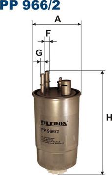 Filtron PP966/2 - Yanacaq filtri furqanavto.az