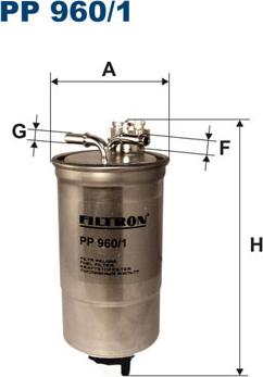 Filtron PP960/1 - Yanacaq filtri furqanavto.az