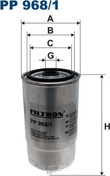 Filtron PP968/1 - Yanacaq filtri furqanavto.az