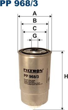 Filtron PP968/3 - Yanacaq filtri furqanavto.az