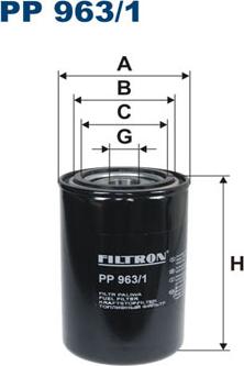 Filtron PP963/1 - Yanacaq filtri www.furqanavto.az