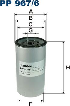 Filtron PP967/6 - Yanacaq filtri furqanavto.az