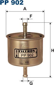 Filtron PP902 - Yanacaq filtri furqanavto.az