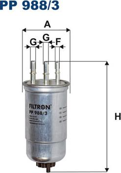 Filtron PP988/3 - Yanacaq filtri furqanavto.az