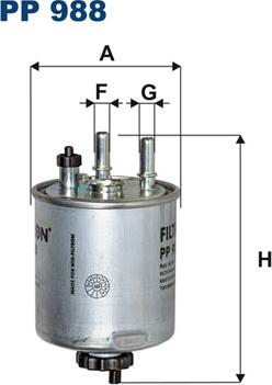 Filtron PP988 - Yanacaq filtri furqanavto.az