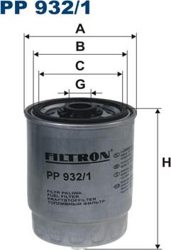 Filtron PP932/1 - Yanacaq filtri furqanavto.az