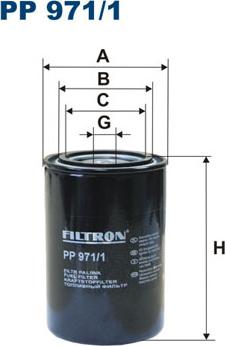 Filtron PP971/1 - Yanacaq filtri furqanavto.az