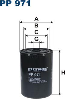 Filtron PP971 - Yanacaq filtri furqanavto.az