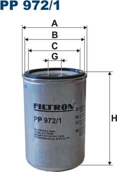 Filtron PP972/1 - Yanacaq filtri furqanavto.az