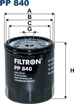 Filtron PP840 - Yanacaq filtri www.furqanavto.az