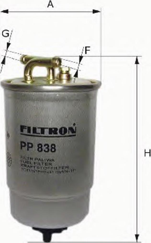 Filtron PP 841/6 - Yanacaq filtri furqanavto.az