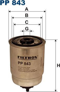 Filtron PP843 - Yanacaq filtri furqanavto.az