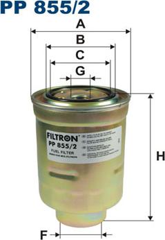 Filtron PP855/2 - Yanacaq filtri furqanavto.az
