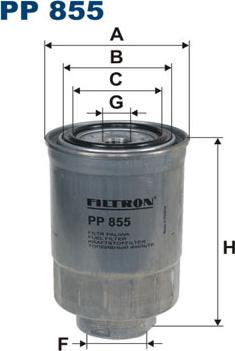 Filtron PP 855 - Yanacaq filtri furqanavto.az